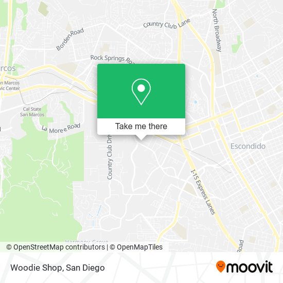 Mapa de Woodie Shop