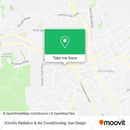 Kinch's Radiator & Air Conditioning map