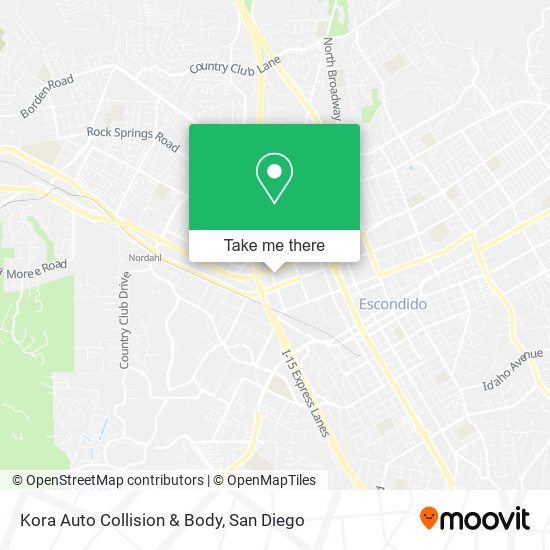 Mapa de Kora Auto Collision & Body