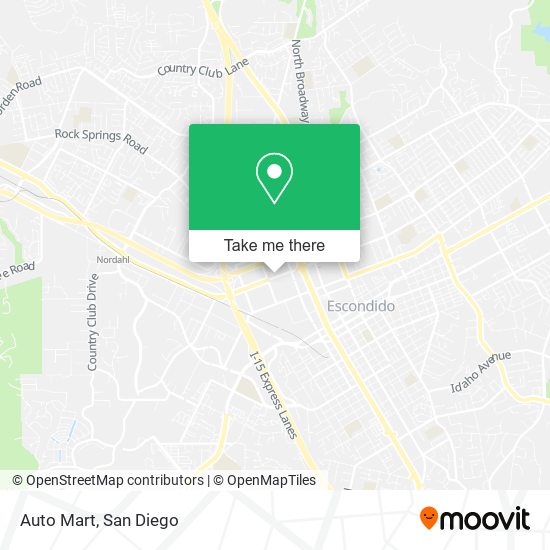 Mapa de Auto Mart