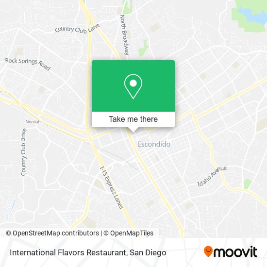 International Flavors Restaurant map