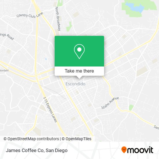 James Coffee Co map