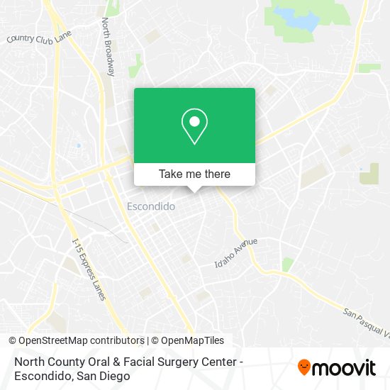 North County Oral & Facial Surgery Center - Escondido map