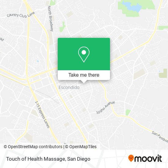 Touch of Health Massage map