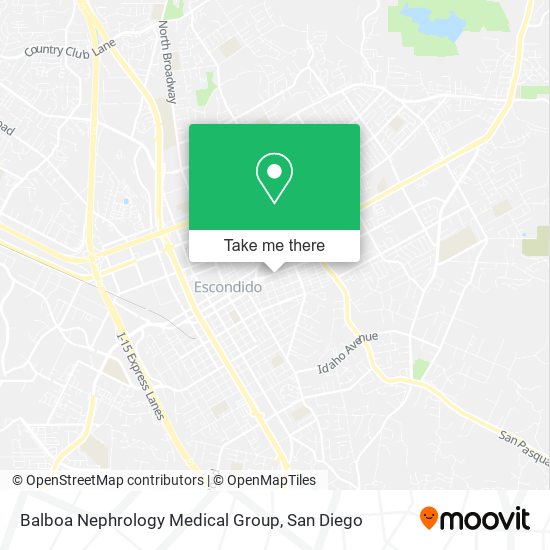 Balboa Nephrology Medical Group map