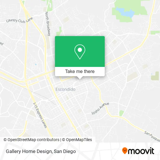 Mapa de Gallery Home Design