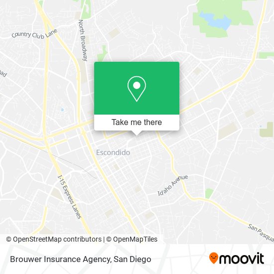 Mapa de Brouwer Insurance Agency