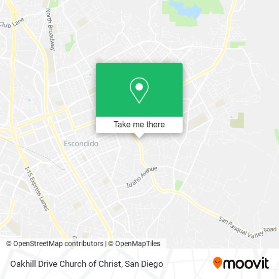 Mapa de Oakhill Drive Church of Christ