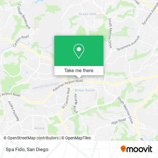 Spa Fido map