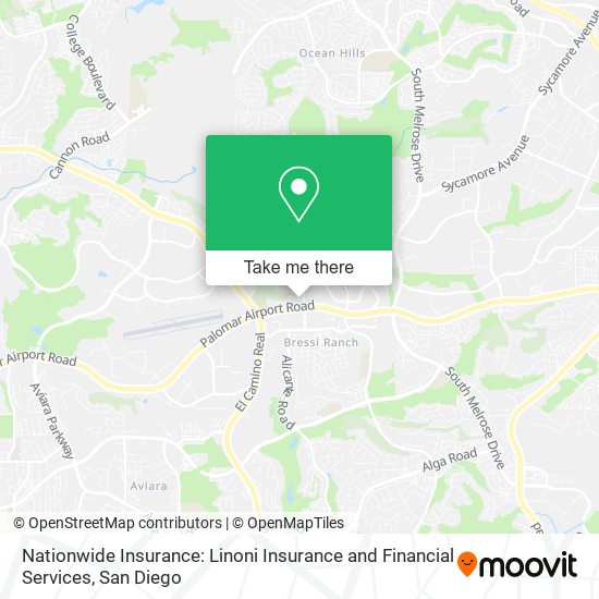 Mapa de Nationwide Insurance: Linoni Insurance and Financial Services