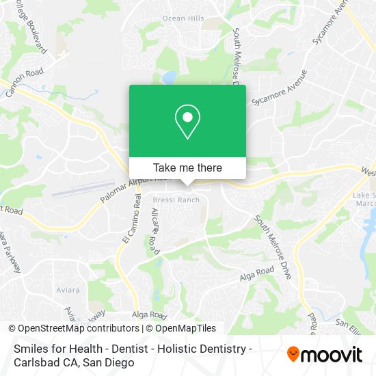 Mapa de Smiles for Health - Dentist - Holistic Dentistry - Carlsbad CA