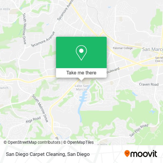 Mapa de San Diego Carpet Cleaning