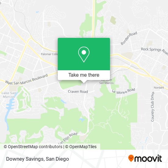 Downey Savings map