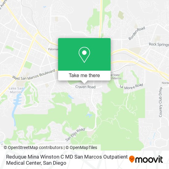 Reduque Mina Winston C MD San Marcos Outpatient Medical Center map