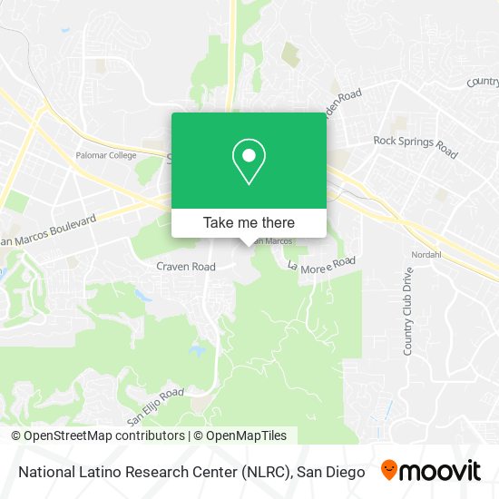 National Latino Research Center (NLRC) map