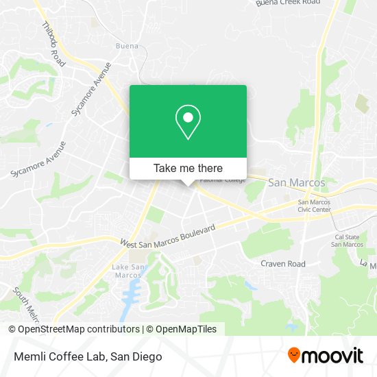 Mapa de Memli Coffee Lab