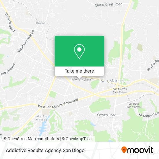 Addictive Results Agency map