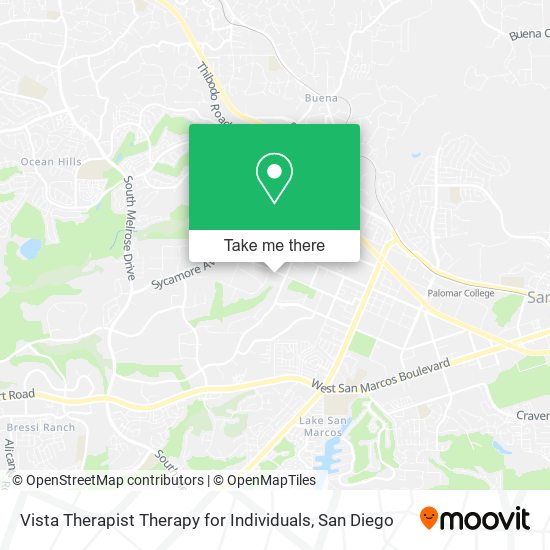 Mapa de Vista Therapist Therapy for Individuals