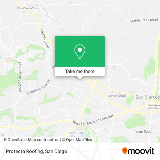 Protecta Roofing map