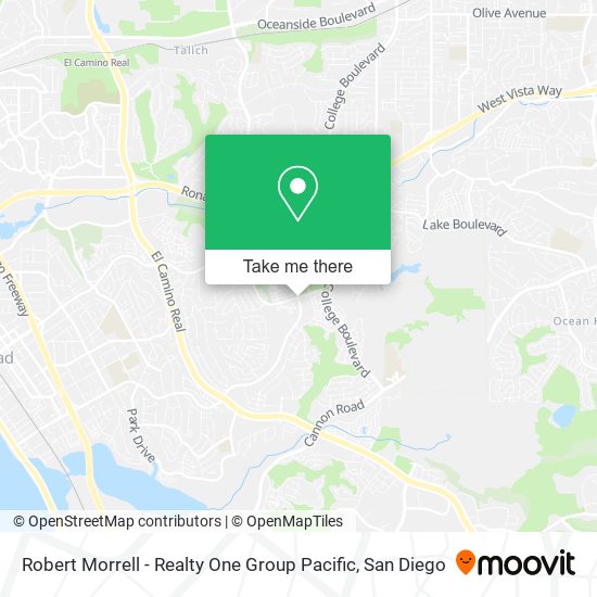 Mapa de Robert Morrell - Realty One Group Pacific