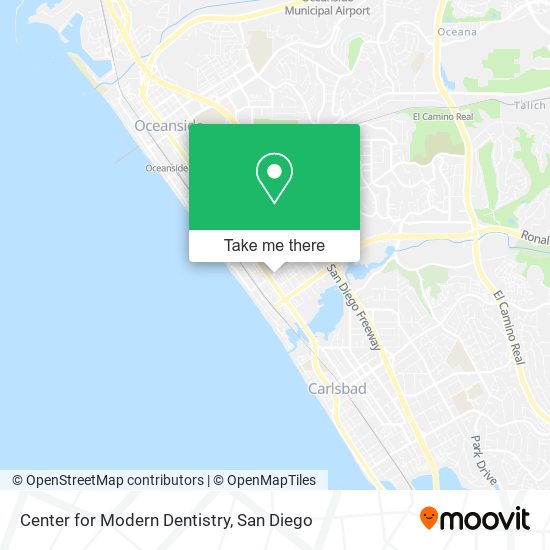 Mapa de Center for Modern Dentistry