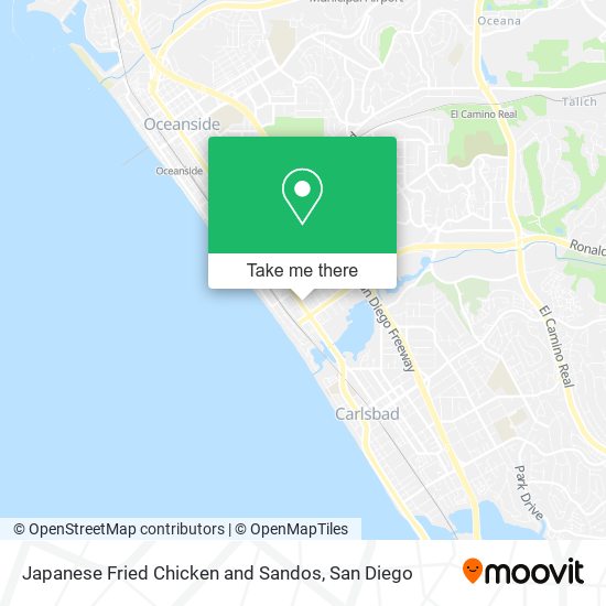 Japanese Fried Chicken and Sandos map