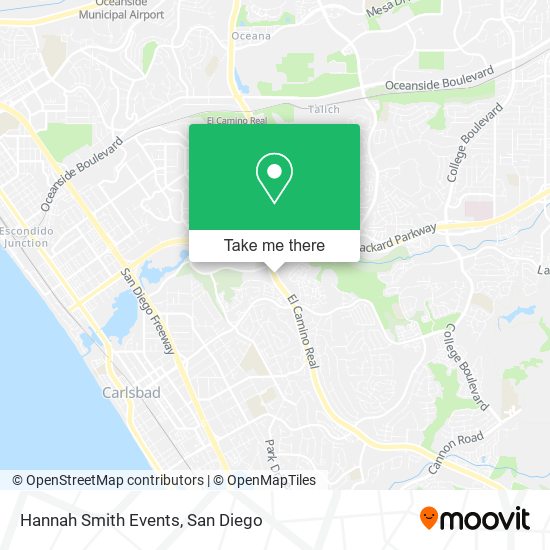 Hannah Smith Events map