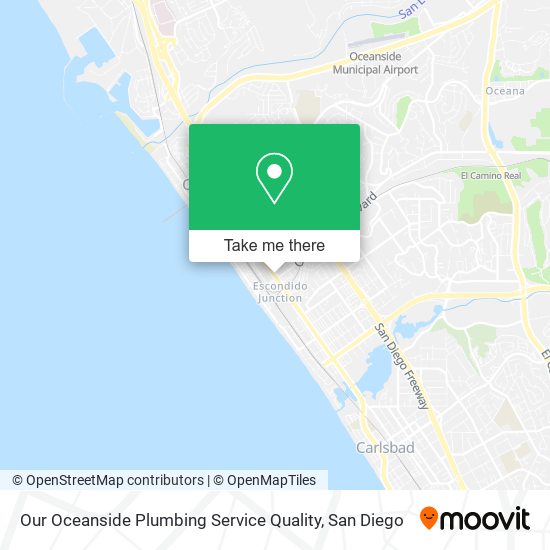 Our Oceanside Plumbing Service Quality map
