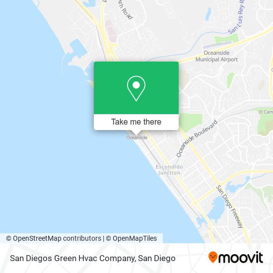 San Diegos Green Hvac Company map