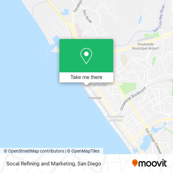 Mapa de Socal Refining and Marketing