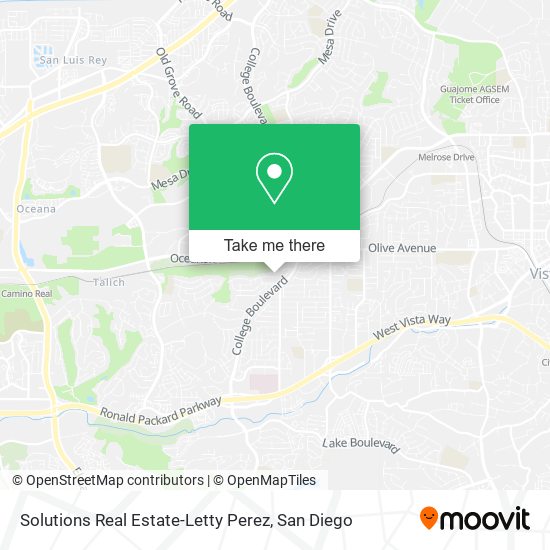 Solutions Real Estate-Letty Perez map