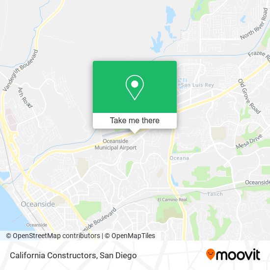 California Constructors map