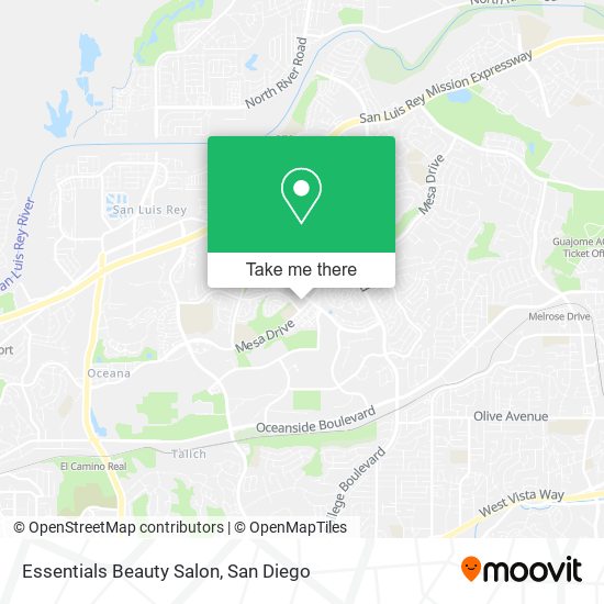 Essentials Beauty Salon map