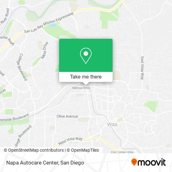 Mapa de Napa Autocare Center