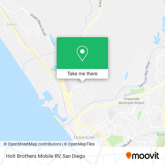 Holt Brothers Mobile RV map