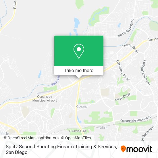 Mapa de Splitz Second Shooting Firearm Training & Services