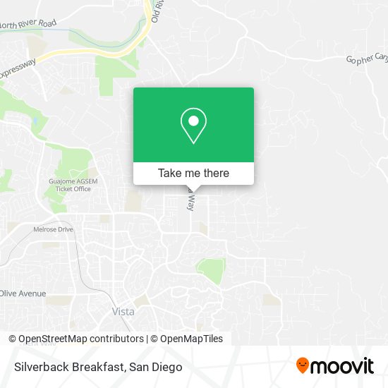 Silverback Breakfast map