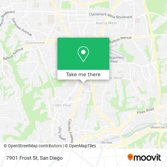Mapa de 7901 Frost St