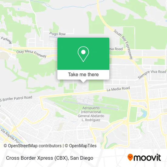 Cross Border Xpress (CBX) map