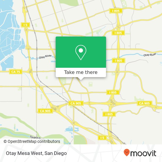 Mapa de Otay Mesa West
