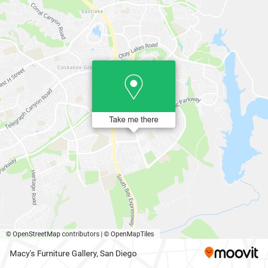 Macy's Furniture Gallery map