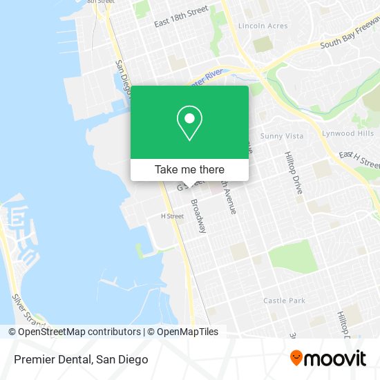 Premier Dental map