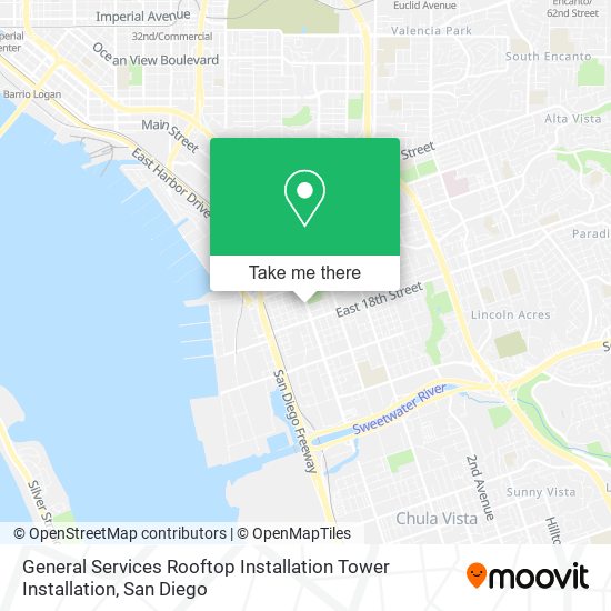 Mapa de General Services Rooftop Installation Tower Installation