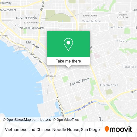 Vietnamese and Chinese Noodle House map