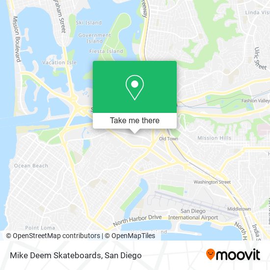 Mike Deem Skateboards map