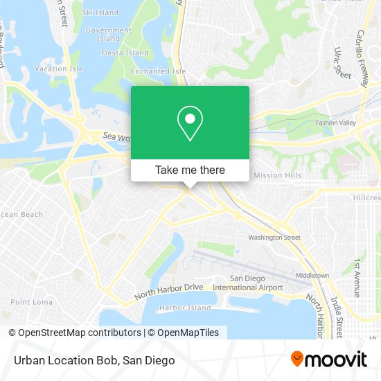 Urban Location Bob map