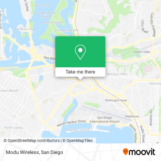 Modu Wireless map