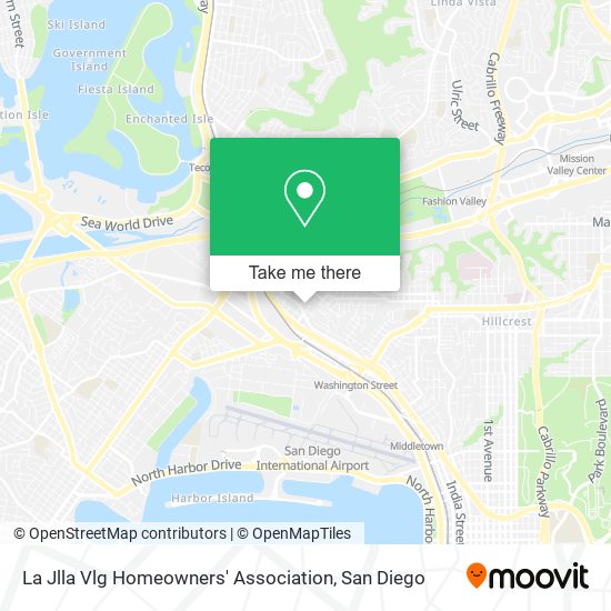 Mapa de La Jlla Vlg Homeowners' Association