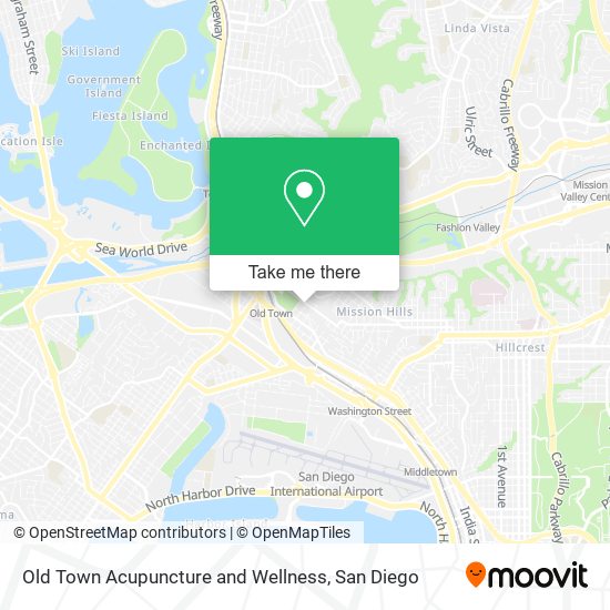 Old Town Acupuncture and Wellness map