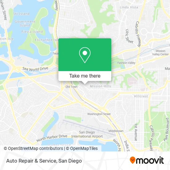 Auto Repair & Service map